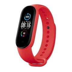 Kellarihm Fusion Wave Xiaomi Mi Band 3 / 4 / 5 / 6 ,punane цена и информация | Аксессуары для смарт-часов и браслетов | kaup24.ee