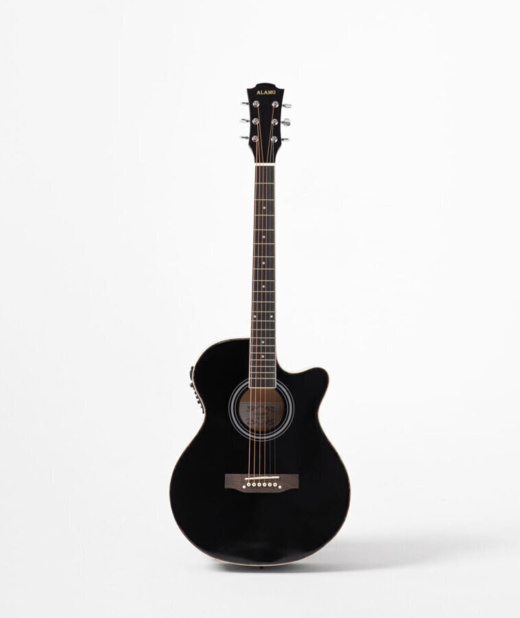 Elektrilise akustilise kitarri komplekt Alamo AC-40, must hind ja info | Kitarrid | kaup24.ee