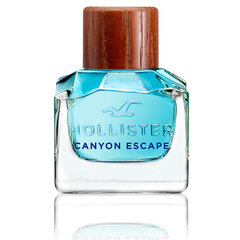 Meeste parfüüm Canyon Escape Hollister EDT: Maht - 50 ml hind ja info | Meeste parfüümid | kaup24.ee