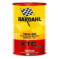 Автомобильное моторное масло Bardahl XTC C60 SAE 15W 50 (1 л) цена и информация | Моторные масла | kaup24.ee