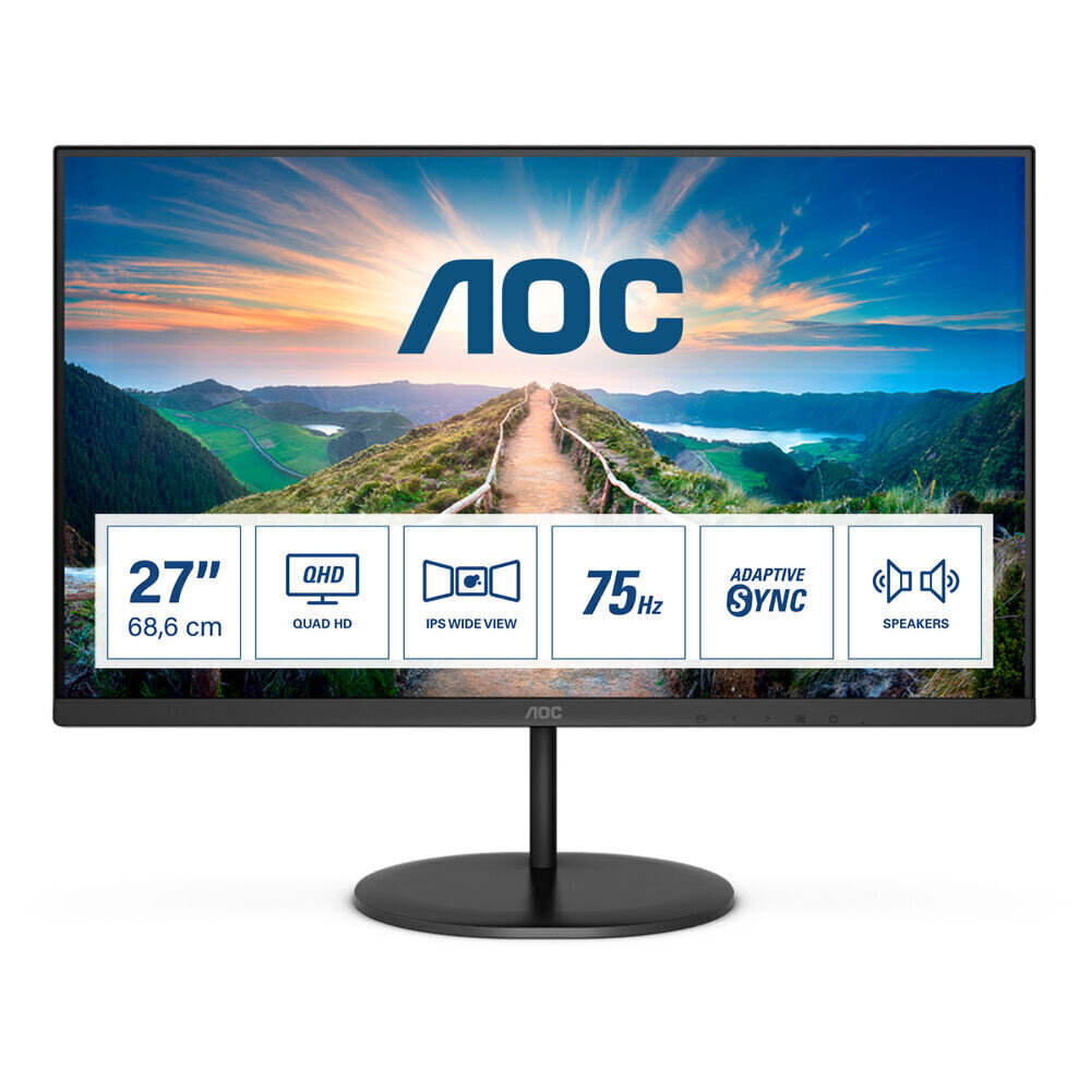 AOC Q27V4EA цена и информация | Monitorid | kaup24.ee