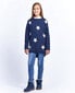 Gulliver kootud kleit tähtedega, tumesinine hind ja info | Tüdrukute kleidid | kaup24.ee