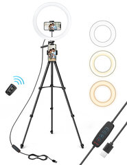 LED-rõngaga statiiv, TaoTronics TT-CL027 hind ja info | Selfie sticks | kaup24.ee