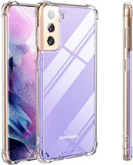 Telefoni ümbris silikoonist Fusion anti shock 0,5 mm Samsung G991 Galaxy S21 5G, läbipaistev цена и информация | Чехлы для телефонов | kaup24.ee