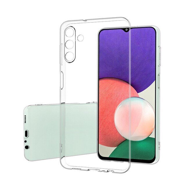 Telefoni ümbris silikoonist Fusion Ultra 1 mm protect Samsung A136 Galaxy A13 5G, läbipaistev цена и информация | Telefoni kaaned, ümbrised | kaup24.ee