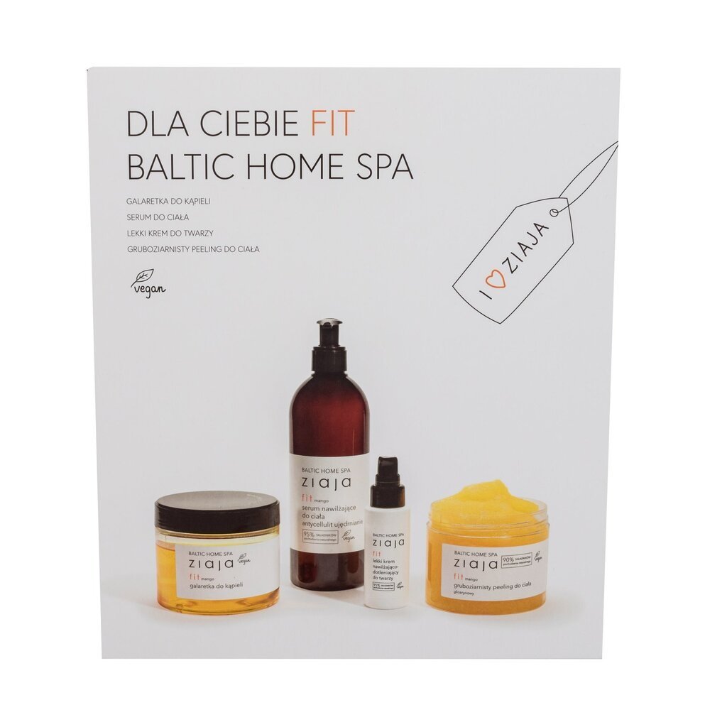 Näo- ja kehahoolduskomplekt Ziaja Baltic Home Spa Fit hind ja info | Kehakreemid, losjoonid | kaup24.ee