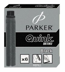 Картридж с чернилами Parker, черный (6 шт.) 1223-308 цена и информация | Письменные принадлежности | kaup24.ee