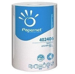 Рулонные бумажные полотенца Papernet Special, 2 листа, 60 м, целлюлоза, белая (1) 1803-702 цена и информация | Туалетная бумага, бумажные полотенца | kaup24.ee