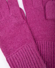 Розовые вязаные перчатки для девочек Gulliver цена и информация | Зимняя одежда для детей | kaup24.ee