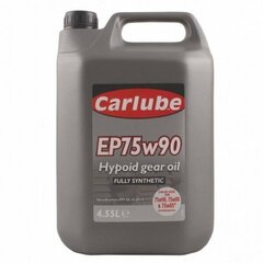 Carlube EP75W/90 sünteetiline käigukastiõli mehaanilisele käigukastile, 4,55 L hind ja info | Mootoriõlid | kaup24.ee