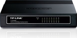 TP-Link TLSF1016D цена и информация | Адаптер Aten Video Splitter 2 port 450MHz | kaup24.ee