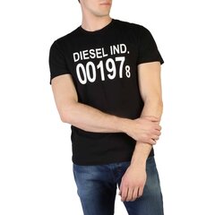 T-särk meestele Diesel, must hind ja info | Meeste T-särgid | kaup24.ee
