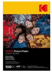 Läikiv paber Kodak Picture 9891161, 10x15 cm, 180 g/m², 100 lehte hind ja info | Vihikud, märkmikud ja paberikaubad | kaup24.ee