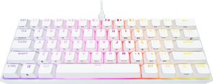 Corsair K65 RGB Mini, Cherry MX Red, US, белый цена и информация | Клавиатура с игровой мышью 3GO COMBODRILEW2 USB ES | kaup24.ee