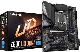 Gigabyte Z690 UD DDR4 hind ja info | Emaplaadid | kaup24.ee