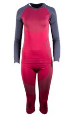 Комплект термобелья, рубашка и брюки 7/8, розово-серый цена и информация | Женское термобелье | kaup24.ee