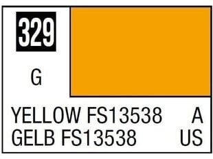 Краска Mr.Hobby - Mr.Color C-329 Yellow FS13538, 10 мл цена и информация | Принадлежности для рисования, лепки | kaup24.ee