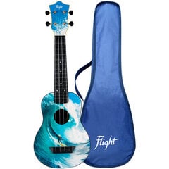 Sopran ukulele Flight Travel Tus-25 Surf цена и информация | Гитары | kaup24.ee
