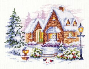 Набор для вышивания Magic Needle "Winter House" 110-041, 20х17 см цена и информация | Принадлежности для вышивания | kaup24.ee