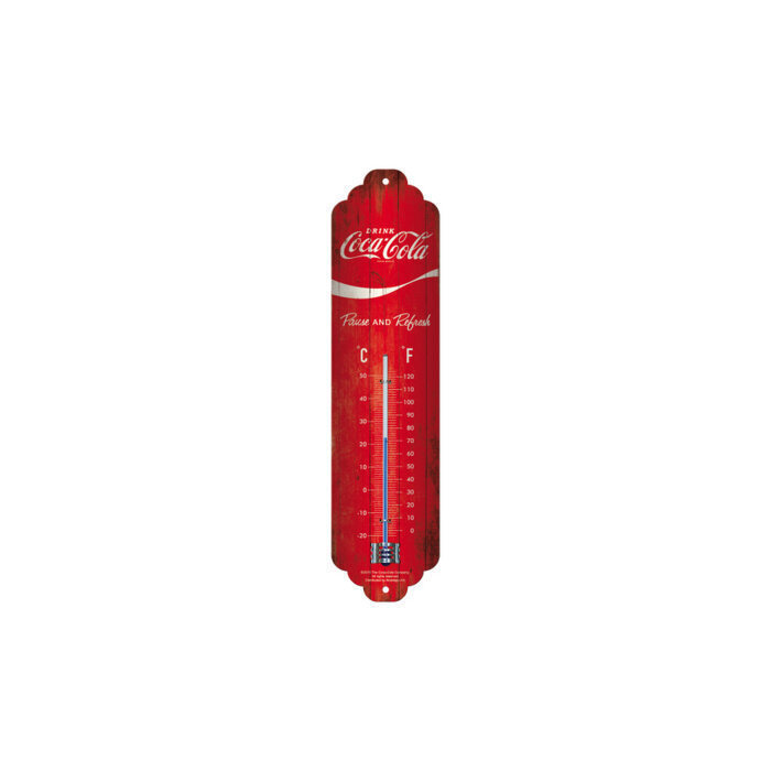 Termomeeter Coca-Cola logo цена и информация | Mõõdikud (niiskus, temp, pH, ORP) | kaup24.ee