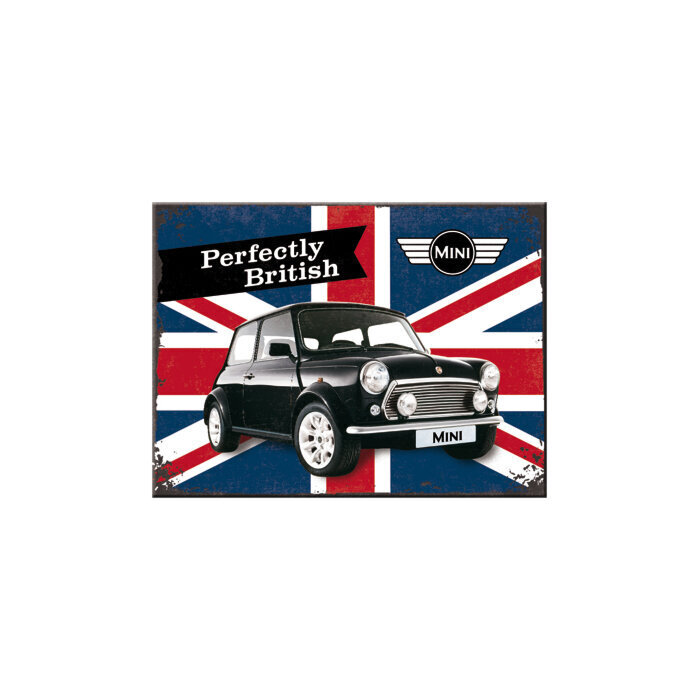 Magnet 6x8cm / Mini Perfectly British hind ja info | Kirjatarbed | kaup24.ee