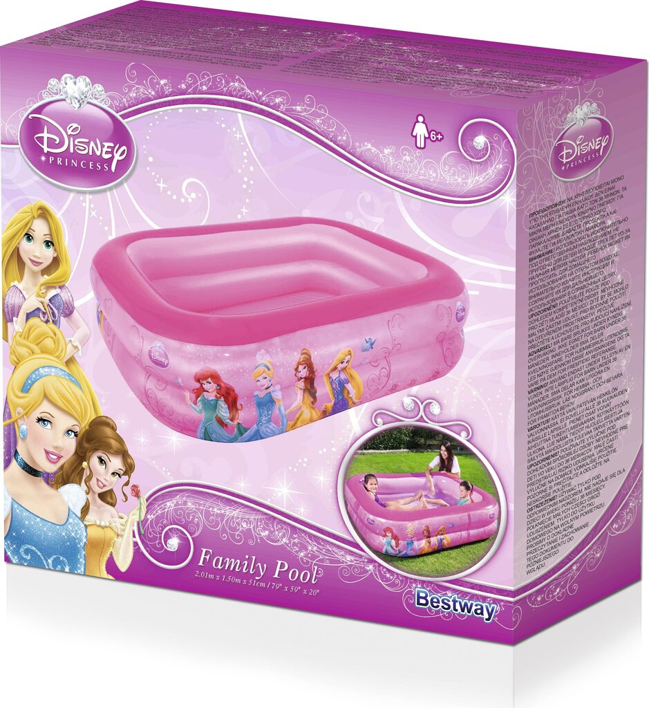 Täispuhutav bassein Bestway Disney Princess, 201x150 cm hind ja info | Basseinid | kaup24.ee