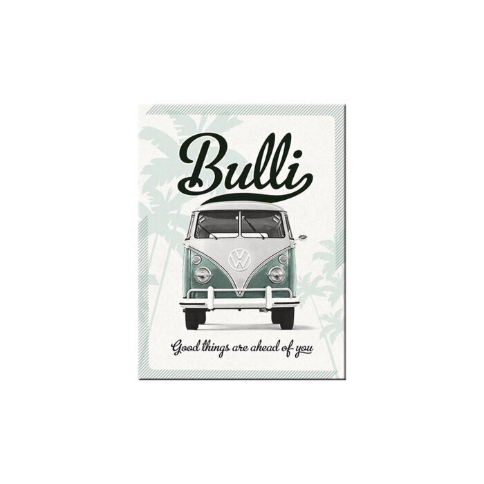 Magnet 6x8cm / VW Bulli Good things are ahead of you цена и информация | Kirjatarbed | kaup24.ee