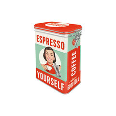 Säilituspurk sulguriga / Espresso Yourself hind ja info | Hoidistamiseks | kaup24.ee