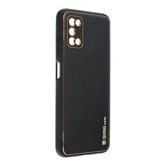 Telefoniümbris Forcell Leather sobib Samsung Galaxy A03s, must hind ja info | Telefoni kaaned, ümbrised | kaup24.ee