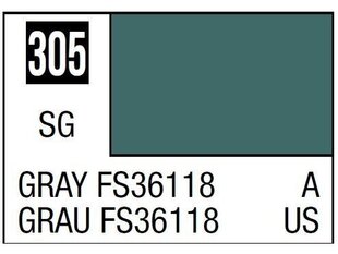 Краска Mr.Hobby - Mr.Color C-305 Gray FS36118, 10 мл цена и информация | Принадлежности для рисования, лепки | kaup24.ee