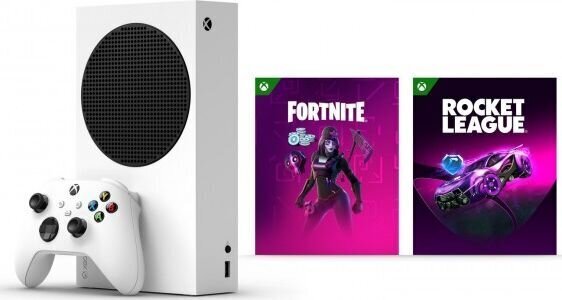 Microsoft Xbox Series S + Fortnite + Rocket League hind ja info | Mängukonsoolid | kaup24.ee