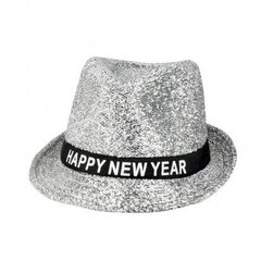 Kaabu "Happy New Year', hõbedane цена и информация | Карнавальные костюмы | kaup24.ee