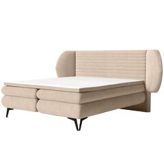 Кровать Selsey Cermone 3, 160x200 см, светло-коричневая цена и информация | Кровати | kaup24.ee
