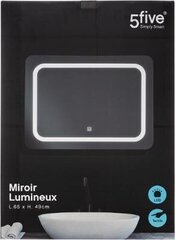 LED peegel. 65x49 cm цена и информация | Аксессуары для ванной комнаты | kaup24.ee