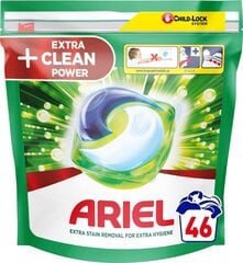 Ariel All-in-1 PODS +Extra Clean Power Pesukapslid, 46 tk цена и информация | Средства для стирки | kaup24.ee