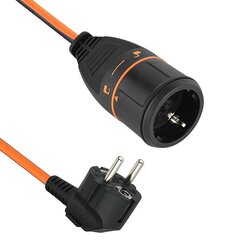 Pikendusjuhe Electraline 01650, 1 pistikupesa, 3 m цена и информация | Удлинители | kaup24.ee