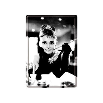 Nostalgic Art Postkaart metallist 10x14.5cm / Breakfast at Tiffany`s mv Audrey hind ja info | Sisustuselemendid | kaup24.ee