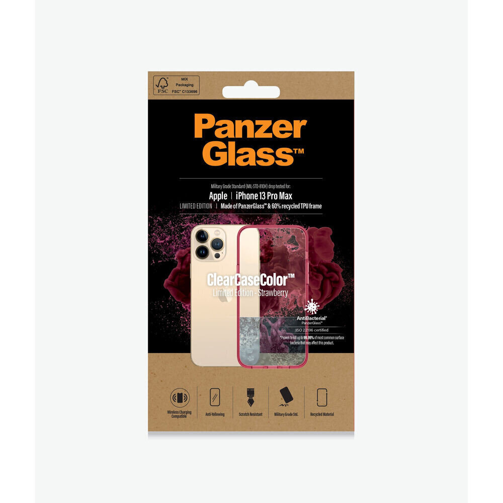 Mobiiltelefoni Kaaned Panzer Glass Strawberry IPHONE 13 PRO MAX Läbipaistev Kastanpruun цена и информация | Telefoni kaaned, ümbrised | kaup24.ee