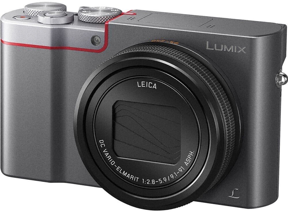 Panasonic Lumix DMC-TZ100, hõbedane hind ja info | Fotoaparaadid | kaup24.ee