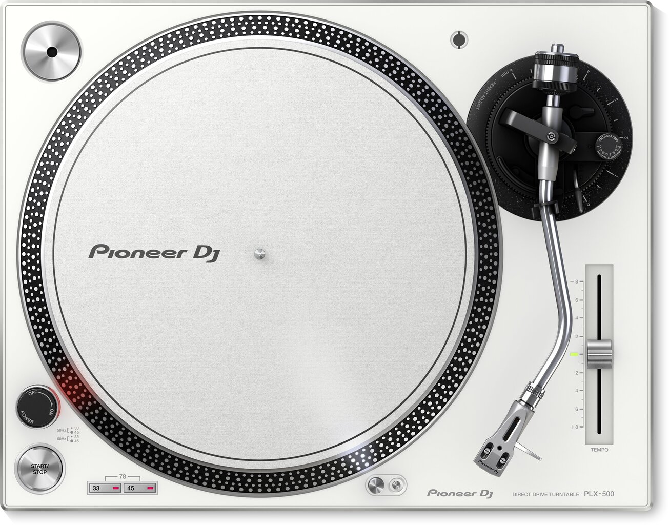 Vinüülplaadimängija Pioneer DJ PLX-500, valge hind ja info | Vinüülplaadimängijad ja grammofonid | kaup24.ee