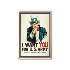 Nostalgic Art Postkaart metallist 10x14.5cm / I want youfor US Army цена и информация | Детали интерьера | kaup24.ee