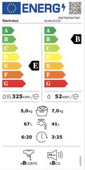 Стиральная машина с сушилкой Electrolux EW7WO447W цена и информация | Стиральные машины | kaup24.ee