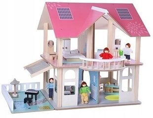 Маленький дом для кукол + 4 куклы цена и информация | Игрушки для девочек | kaup24.ee