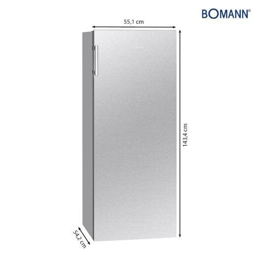 Jahekapp Bomann VS7316, 143.4 cm hind ja info | Külmkapid | kaup24.ee