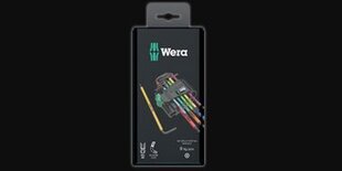 Wera TORX® BO L-võtmete kmpl T9-T40 9 osa Tamper-proof, Multicolour, BlackLaser 967 SPKL/9 цена и информация | Механические инструменты | kaup24.ee