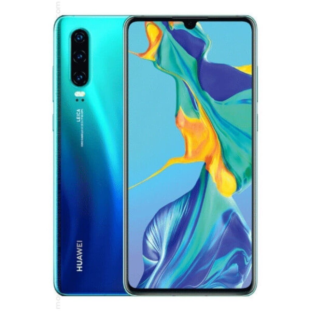 Nutitelefon Huawei P30 6+128GB aurora (ELE-L09) hind ja info | Telefonid | kaup24.ee