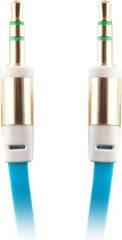 Audio cable jack 3,5mm - jack 3,5mm 1,0 m blue bulk hind ja info | Forever Telerid ja tarvikud | kaup24.ee