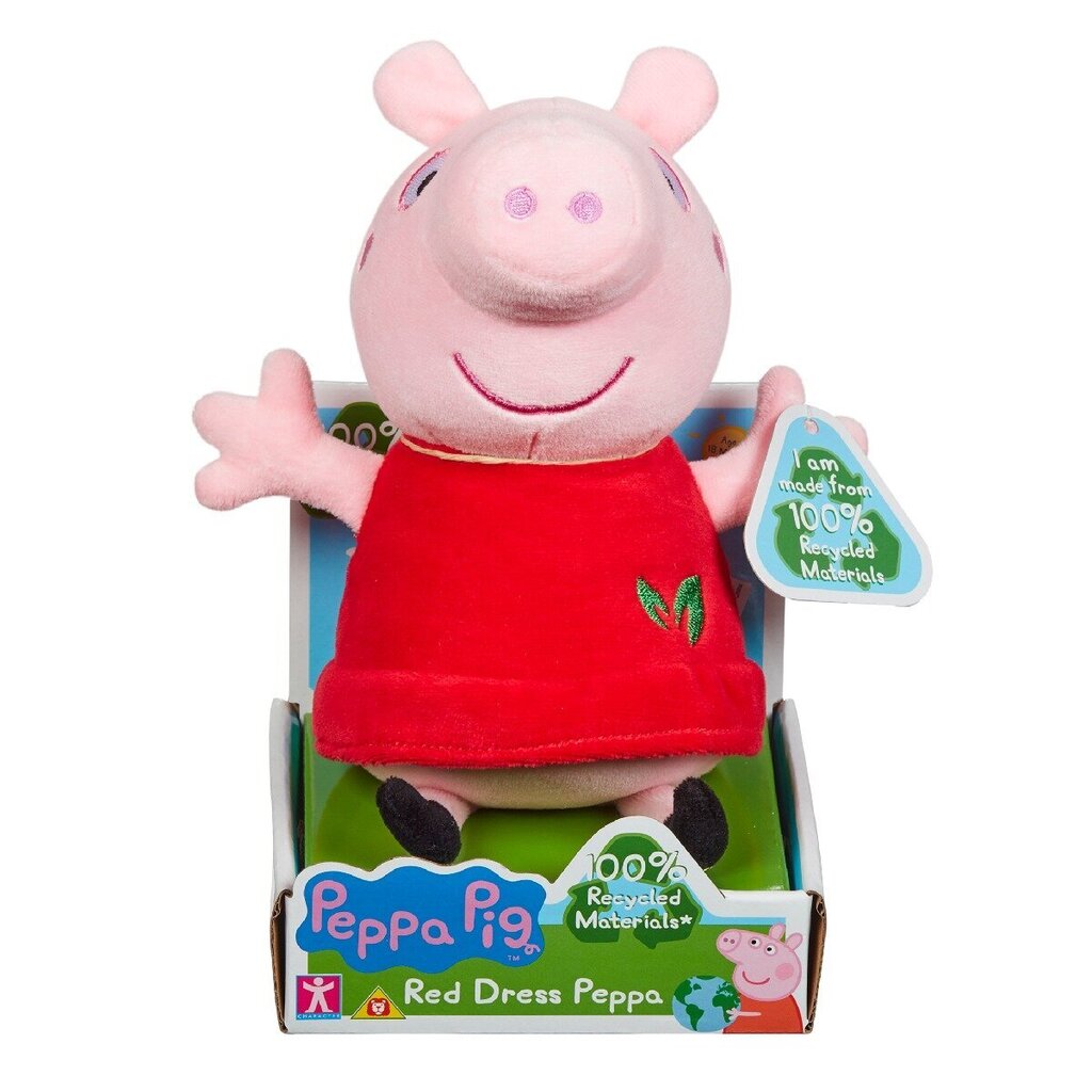 CHARACTER PEPPA PIG Öko Pehmed Peppa 20 cm hind ja info | Pehmed mänguasjad | kaup24.ee