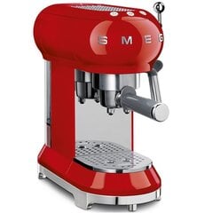 Экспресс-кофеварка с ручкой Smeg ECF01RDEU Красный 12949424 цена и информация | Кофемашины | kaup24.ee
