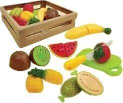 Набор фруктов в корзине цена и информация | Игрушки для девочек | kaup24.ee